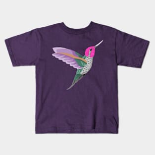 Hummingbirds, tiny but mighty Kids T-Shirt